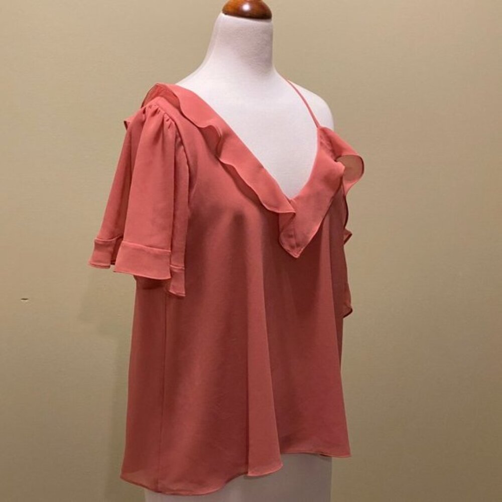 State Top Pink with Ruffle Detail - Picture 4 of 4